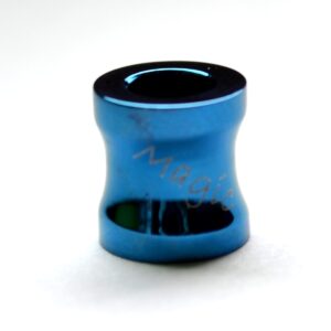 Stainess Steel Pendant blue PVD *MAGIC* 8*8*2 mm