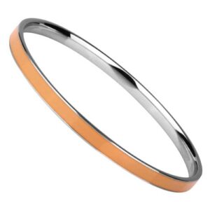 Stainless Steel Bracelet Bangle orange *Glam me*