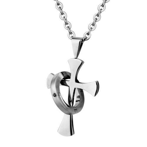 Stainless Steel Pendant *Fede, Speranza*