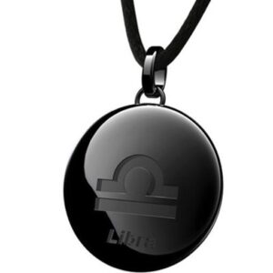 Stainless Steel Pendant black *Libra*