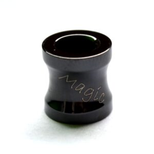 Stainless Steel Pendant black PVD *MAGIC* 8*8*2 mm