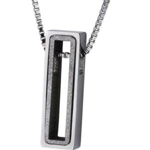 Stainless Steel Pendant sand effect *Ghibli*