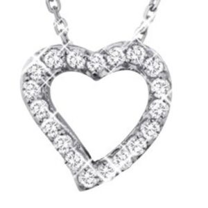 Stainless Steel Pendant with crystals *Romantique*