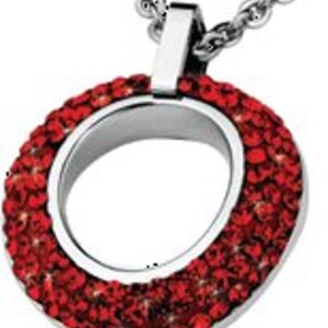 Stainless Steel Pendant with red Swarovski Elements *Tango*