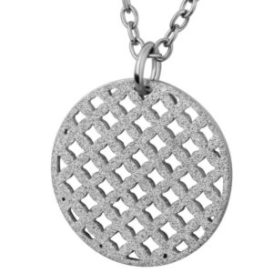 Stainless Steel Pendant sand effect *Mistral*