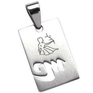 Stainless Steel Pendant Virgo (cod.NSS75)