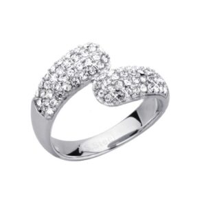 Stainless Steel Ring with Swarovski Elements *Embrace*