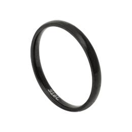 Stainless Steel Rng black (cod.GRSS15 BLACK)