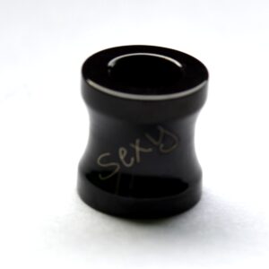 Stainless Steel Pendant black *SEXY* 8*8*2 mm