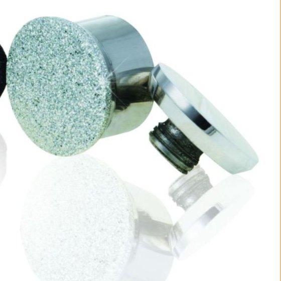 Stainless Steel Piercing Plug sand effect (cod.BPSM01 STEEL)