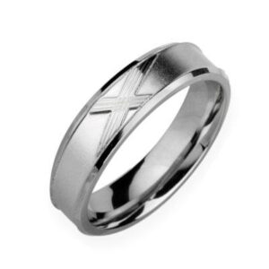 Stainless Steel Ring black *X-Man*