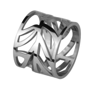 Stainless Steel Ring *Leaves*
